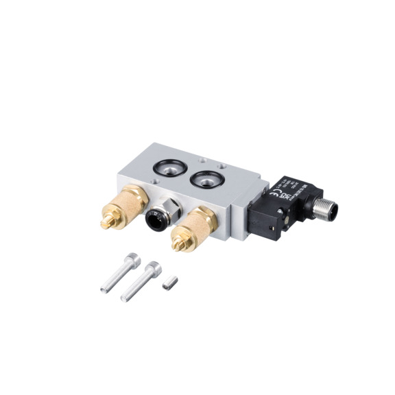 5/2-way solenoid valve with spring return - ZJF171