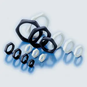 igus PMA MN Black Hexagonal Lock Nuts