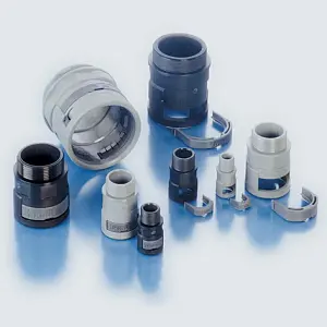 igus PMAFIX VN Black Straight Connectors I-BVNV-M409