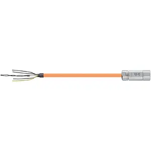 igus readycable® motor cable suitable for Allen Bradley 2090-CPWM7DF-08AFxx, base cable PVC 15 x d MAT9461704
