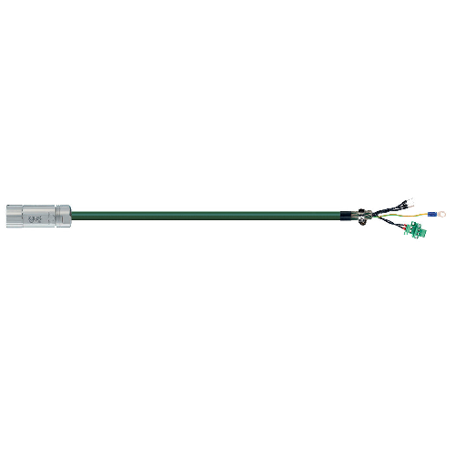 igus Igus MAT9560043 16/4C 16/1P Round Plug Socket Connector PVC Control Techniques PB B G F A Pre-Assembled Servo Motor Cable 1 / 1 FT