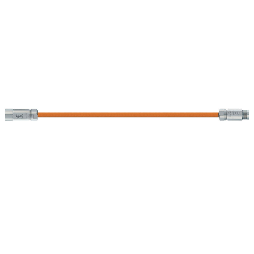 igus Igus MAT9561521 8 AWG 4C Round Plug Socket A / Coupling Pin B Connector iguPUR Siemens 6FX_002-5CA68 Extension Power Cable 1 / 1 FT