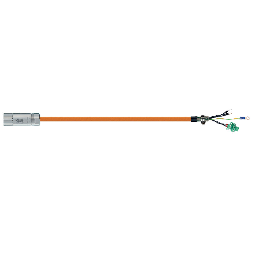 igus Igus MAT9750507 16/4C 16/1P Unidrive Round Plug Socket PVC Control Techniques PB B G A B Pre-Assembled Servo Motor Cable 1 / 1 FT