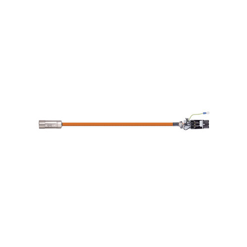 igus Igus MAT9861501 16 AWG 4C Round Plug Socket A / Booksize Plug B Connector PUR Siemens 6FX_002-5CS01 Power Cable 1 / 1 FT
