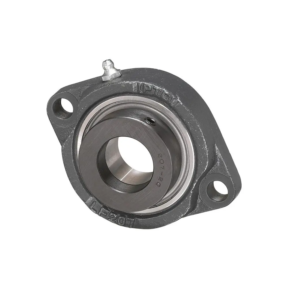 IPTCI 2-Bolt Flange Ball Bearing Mounted Unit, Light Duty, LF Hsg, 0.875 in Bore, Eccentric Collar Locking SALF205-14G