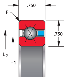 Kaydon Endurakote NF Type X Bearing NF040XP0