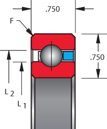 Kaydon Endurakote NF Type C Bearing NF250CP0
