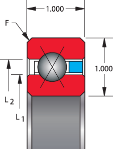 Kaydon Endurakote NG Type X Bearing NG250XP0