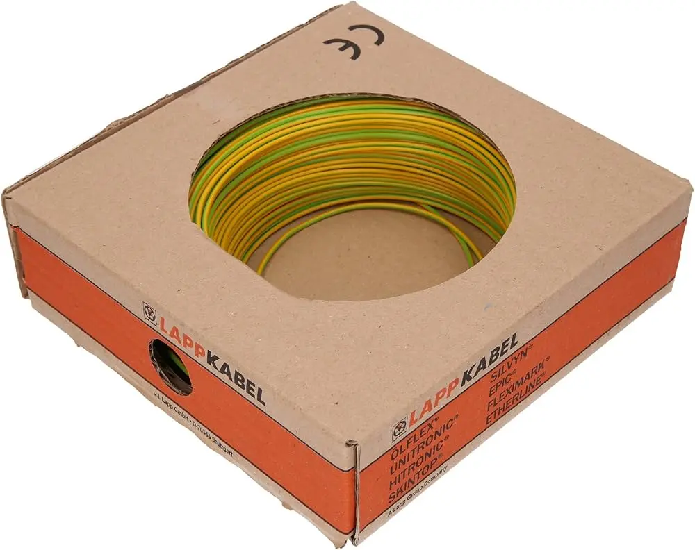 Lapp 4520003 H07V-K Flexible Cable 4.0mm² Yellow/Green 100m