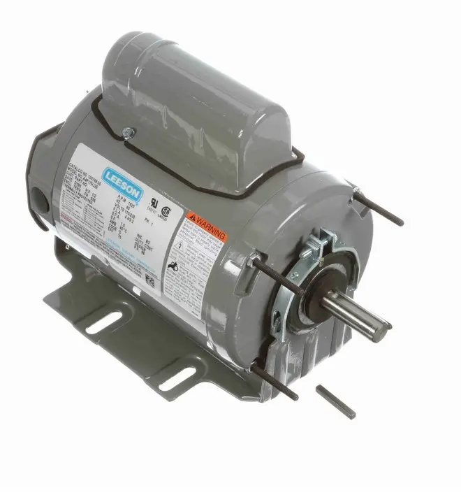 100768.00 Leeson 1/2 hp 1800 RPM 115/230V 56 Frame (Resilient Base) TENV 1-Phase Farm Fan Motor
