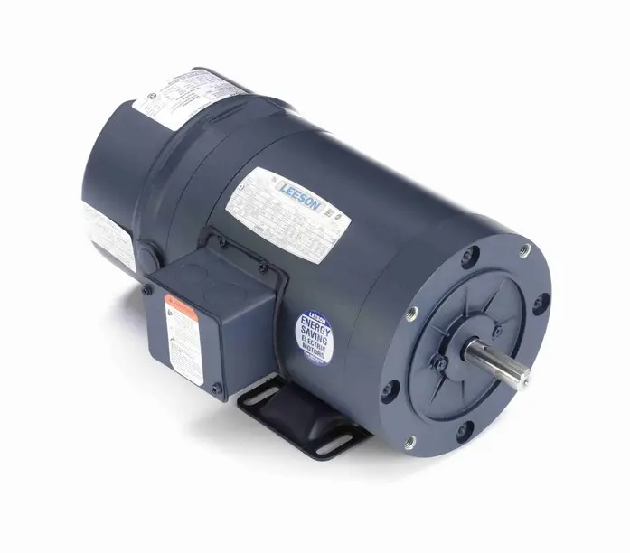 110671.00 Leeson 3/4 hp 1800 RPM 208-230/460V 56C Frame (Rigid Base) TENV 3-Phase Brake Motor