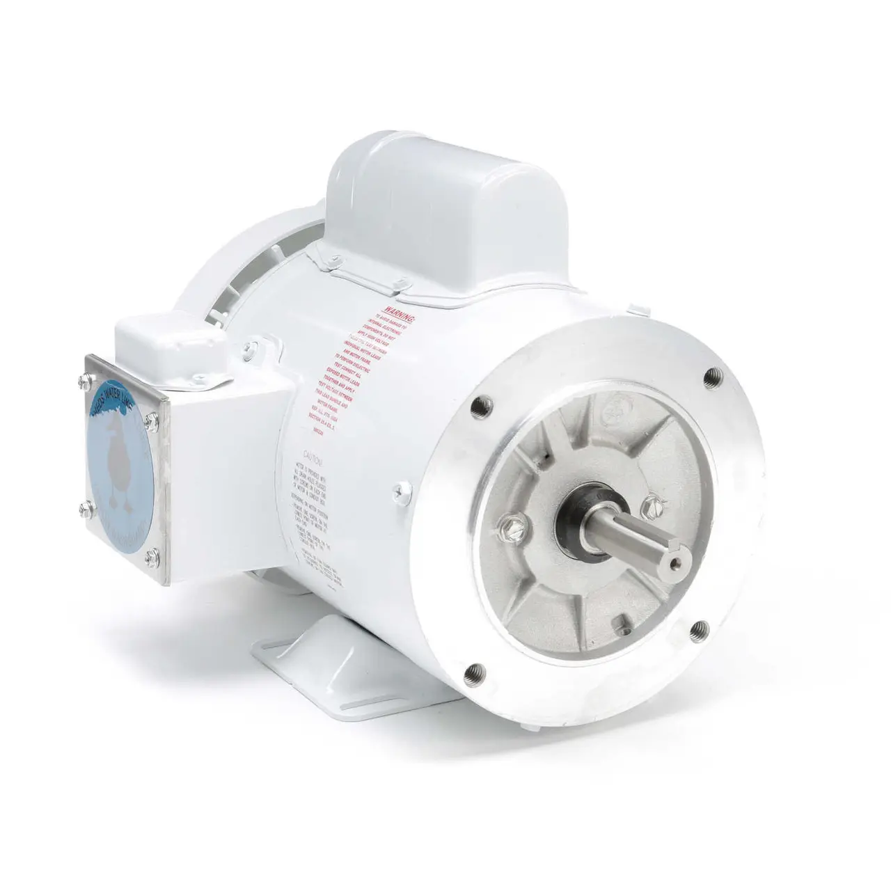 112529.00 Leeson |  1 hp 1800 RPM 56C Frame (Rigid Base) C-Face 115/208-230V Wash Down Duty