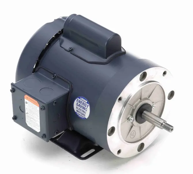 113637.00 Leeson 1/2 hp 3600 RPM 115/208-230V 56J Frame (Rigid Base) TEFC 1-Phase Jet Pump Motor