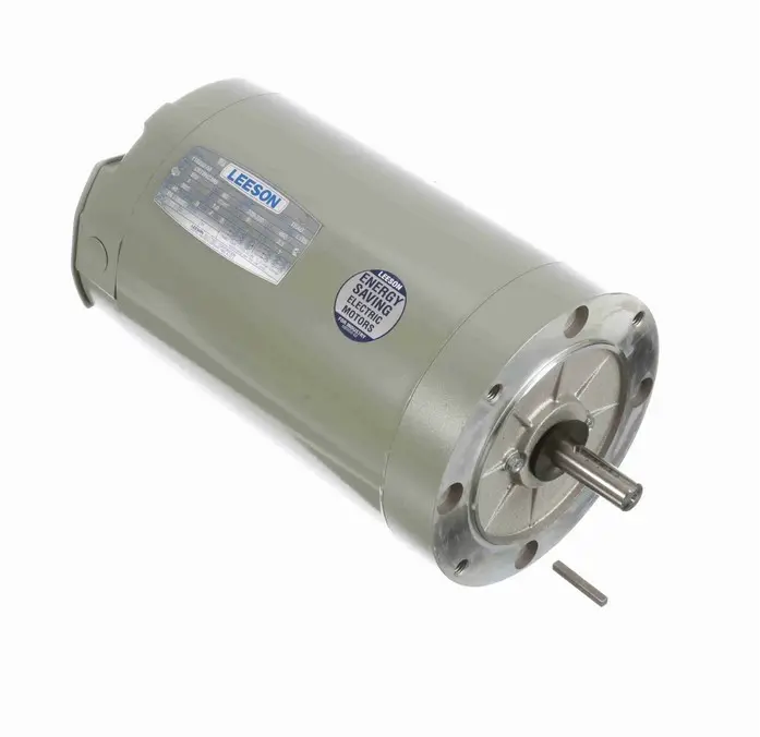 116202.00 Leeson 1 hp 900 RPM 208-230/460V 56C Frame TEAO 3-Phase Farm Fan Motor