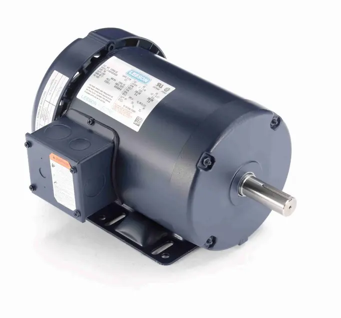 120946.00 Leeson 2 hp 1800 RPM 208-230V 145T Frame (Rigid Base) TEFC 3-Phase Variable Torque Motor