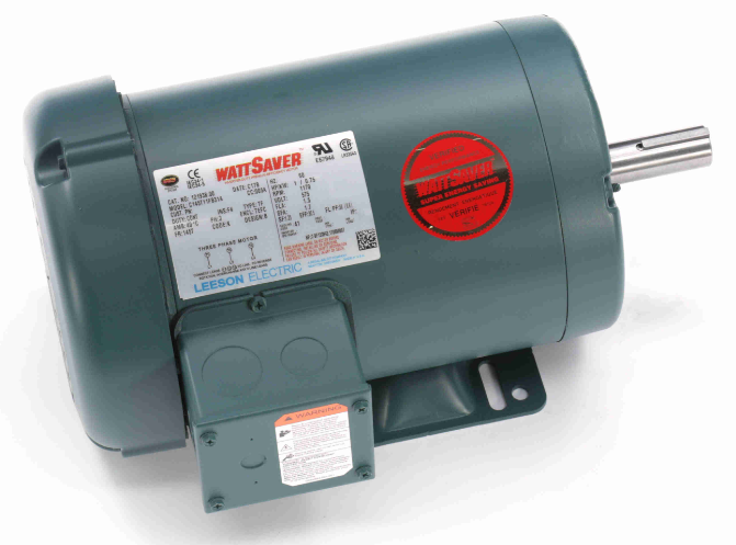 121938.00 Leeson |  1 hp 1140 RPM 145T Frame TEFC 575V