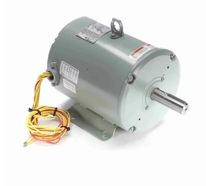 132393.00 Leeson 5 hp 3600 RPM 208-230/460V 184TZ Frame (Rigid Base) TEAO 3-Phase Crop Dryer Motor