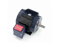 Leeson W513A 2 HP, 1800 RPM three-phase electric motor with a 145T NEMA frame and a Totally Enclosed Non-Ventilated (TENV) enclosure. Operates on 460V