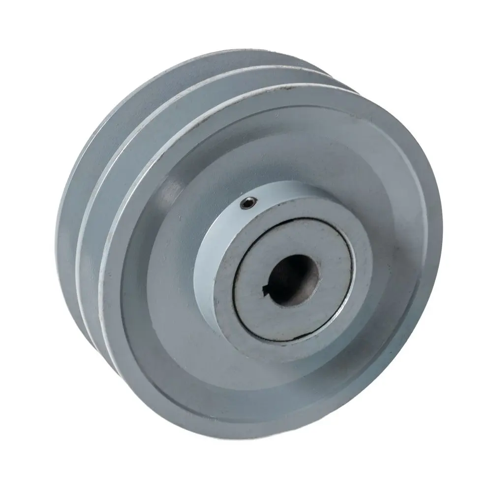 MasterDrive Variable Pitch Sheave, 2 Groove, 4L, 5L, A, B, 5V Belt Section Size, 1 in Finished Bore, 6 in OD, 3.25 in Width, Cast Iron Material