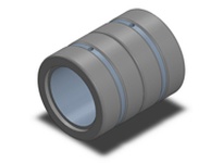 McGill Bearing McGill MR 28 N DS CAGEROL machined-race radial needle roller bearing, size 28, 1.75 in bore, unsealed, with cage-guided needle rollers and alternate w