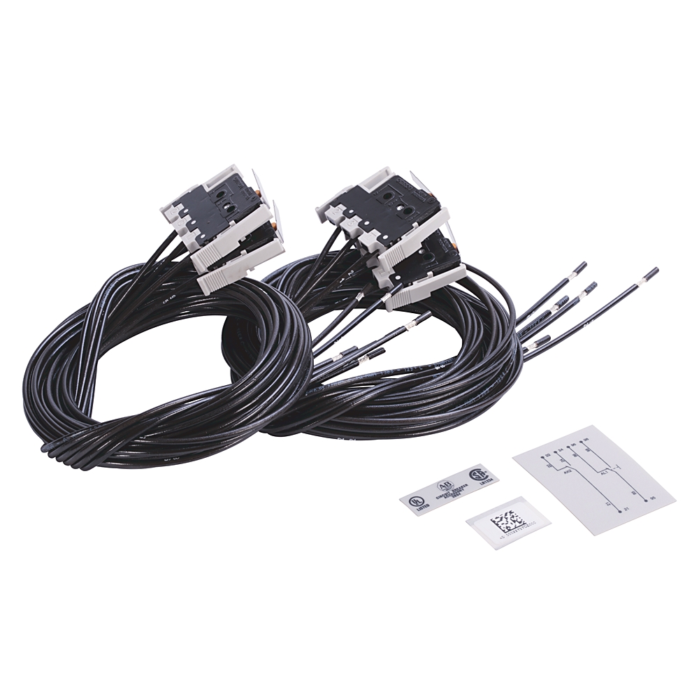 Allen-Bradley 140G-H-EA3R1A Circuit Breaker Accessory,Frame H I J,Cable,Qty 1,3AX/1AL 250V AC/DC