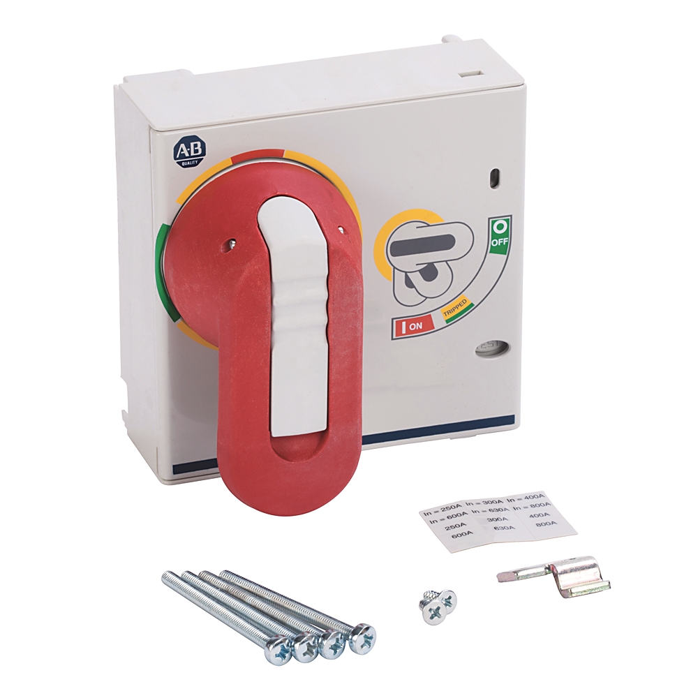 Allen-Bradley 140G-K-RMY Circuit Breaker Accessory,Frame K,Direct Rotary Handle,Qty 1,R/Y
