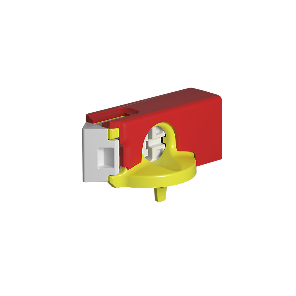 Allen-Bradley 140MT-C-KRY Padlockable Operating Knob,Red / Yellow, For 140MT, ME Mtr Protection Ckt Br <lt/>(<gt/>&<lt/>)<gt/> 140UT Circuit Breaker