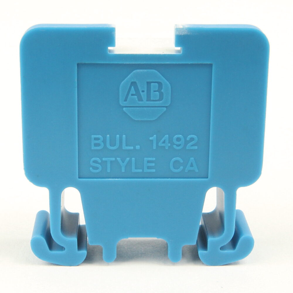 Allen-Bradley 1492-CA1L Terminal Block, Rail Mount, 1 Pole, 55A, 600V,NEMA/EEMAC, #22a#8 AWG, Tubular & Large Head Screw & Pressure Plate, White, (Pks Qty 50 pcs)