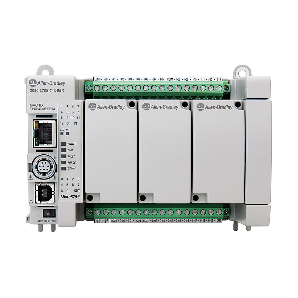 Allen-Bradley 2080-L70E-24QBBK - Plugs, Receptacles & Wiring Devices