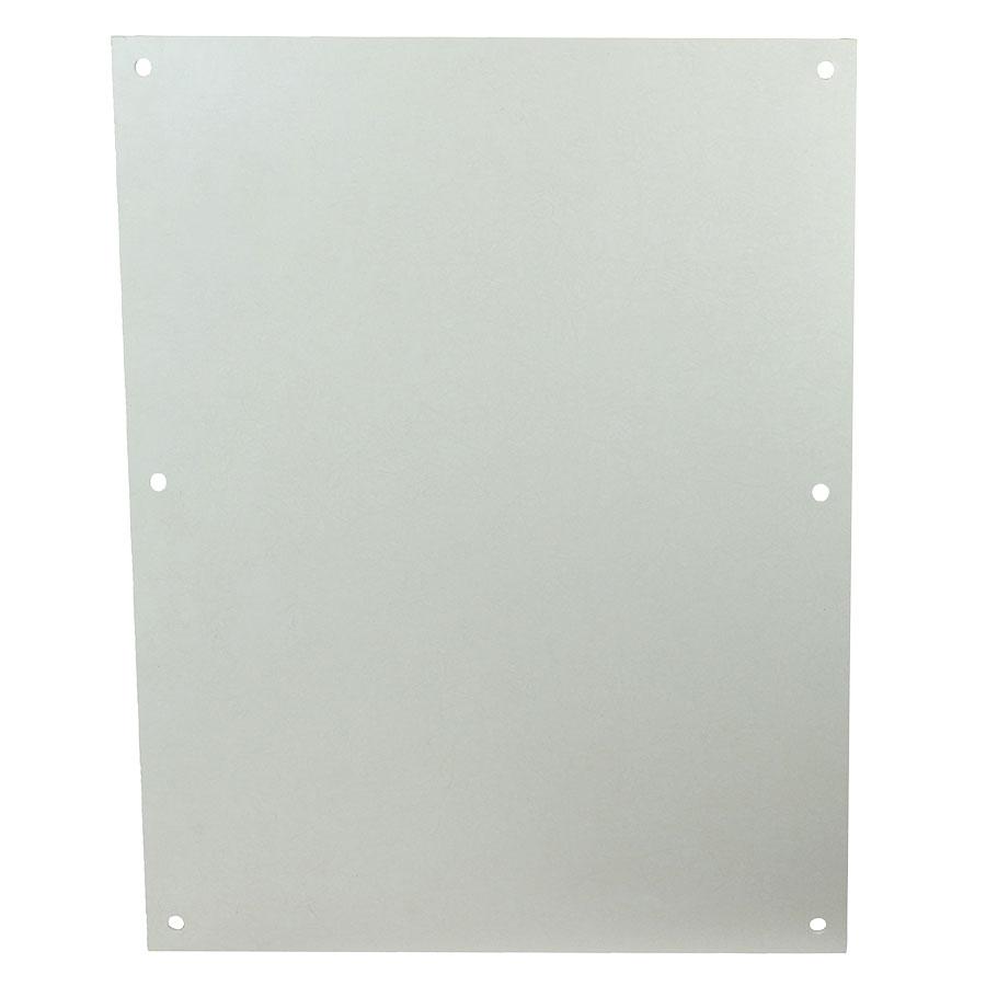 Allied Moulded PF2424 Square Enclosure Back Panel, 21 in W x 21 in H, Fiberglass, White