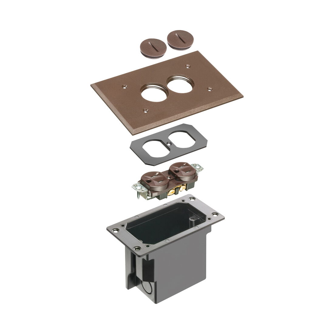 Arlington FLBR101BR - Floor Boxes