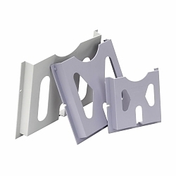 B-Line 32170 Print Pocket, 6 in L x 6 in W, For Use With Enclosure Door, Thermoplastic, Gray