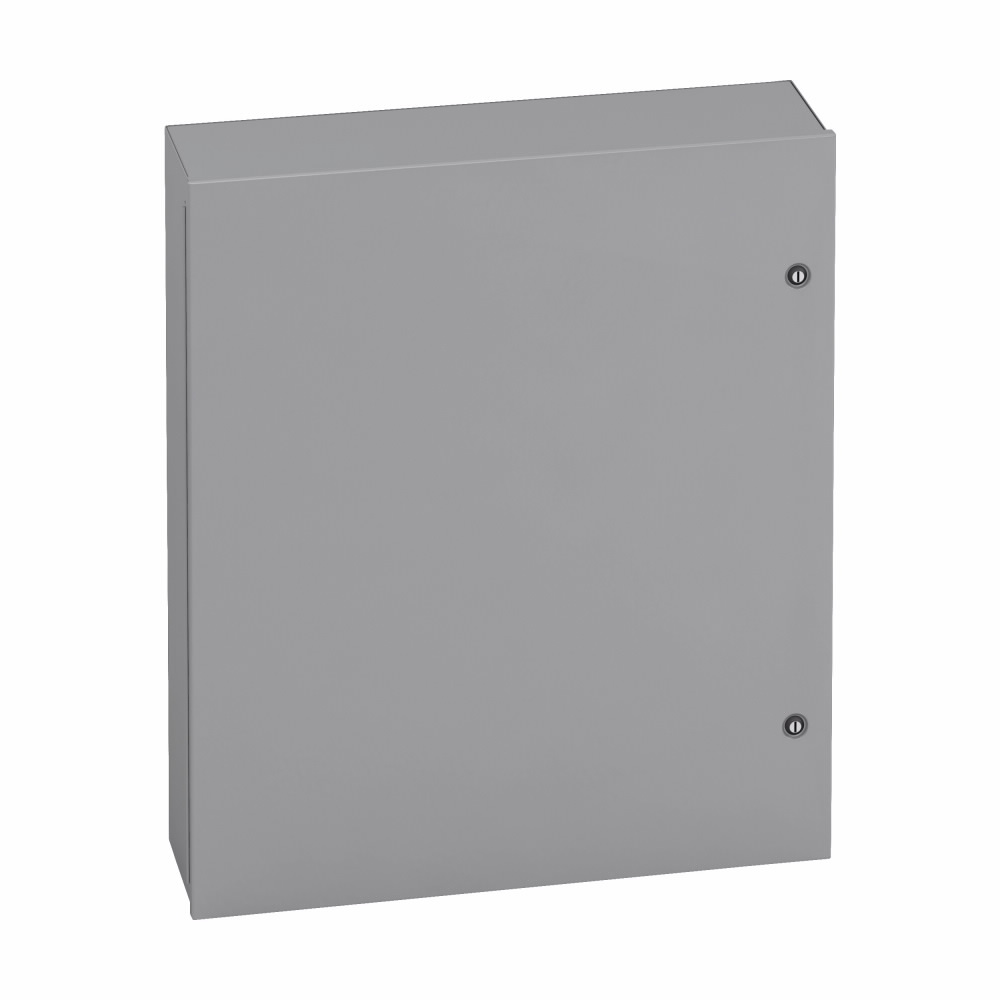 B-Line 423613-1 D80 Subclass Large Panel Enclosure, 36 in W x 13-1/4 in D x 42 in H, NEMA 1/IP30 NEMA Rating, Carbon steel