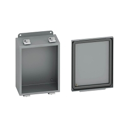 B-Line 664-4LC JIC Enclosure, 6 in W x 4 in D x 6 in H, NEMA 4 NEMA Rating, Carbon Steel