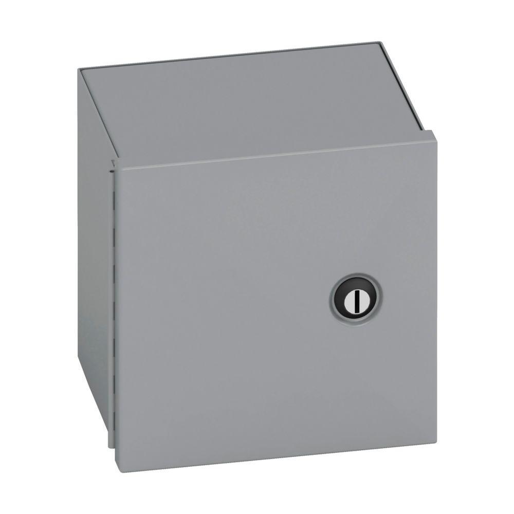 B-Line 866-1 D70 Subclass Small Panel Enclosure, 6 in W x 6 in D x 8 in H, NEMA 1/IP30 NEMA Rating, Carbon Steel