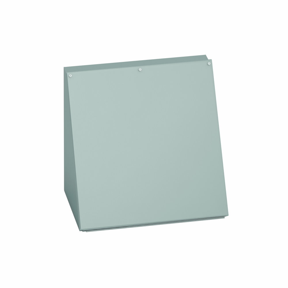B-Line AC-8C12 1-Door Medium Consolet Enclosure, 12 in W x 7.12 in D x 8 in H, NEMA 12, Steel