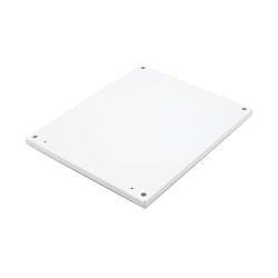 B-Line AF6018SP Side Enclosure Panel, 13.87 in W x 48.37 in H, Steel, White