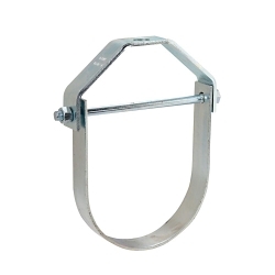B-Line B3100-1/2ZN SLIDE-RITETM B3100-1/2ZN Standard Pipe Clevis Hanger, 1/2 in Pipe, 3/8-16 Rod, 730 lb Load, Steel, Zinc Plated