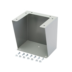 B-Line MFK12 Enclosure Mounting Leg Kit, 9.87 in W x 12 in D x 12 in H, Floor Mount, For Use With NEMA 4/4X/12 Wall Mount Enclosure, Steel, Polyester Powder Coated