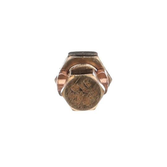 Blackburn 4H Type H High Strength Split Bolt Connector, 8 to 4 AWG Solid Copper Conductor, 17/32 x 1-1/16 in Bolt, Bronze Alloy