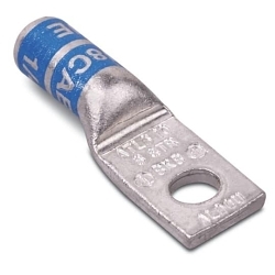 Blackburn ATL350-12 Color-Keyed® ATL350-12 1-Hole Compression Lug, 350 to 500 kcmil Aluminum/Copper Conductor, 1/2 in Stud, Aluminum