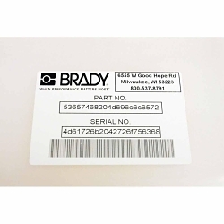 Brady THT-25-483-1 - Wire & Component Labels