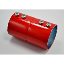Bridgeport 245-SR Non-Insulated Set Screw Coupling, 2 in, For Use With EMT Conduit, Steel, Powder Coated
