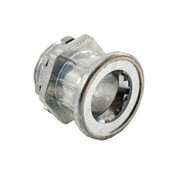 Bridgeport 251-MB Mighty-BiteTM PUSH-EMT® 251-MB Non-Insulated Conduit Connector, 3/4 in Trade, For Use With EMT Conduit, Zinc Alloy, Ball Burnished/Mirror Smooth