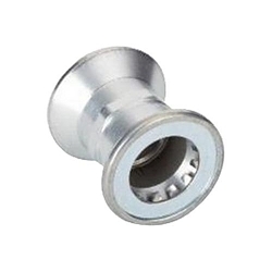 Bridgeport 261-MB PUSH-EMT® 261-MB Conduit Coupling, 3/4 in, For Use With EMT Raceway, Zinc Alloy, Ball Burnished/Mirror Smooth