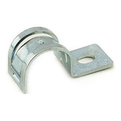 Bridgeport US-6171 Mighty-Hold® US-6171 1-Hole Universal Strap, 3/8 to 1/2 in Conduit, Steel