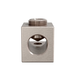 Burndy KA29U Type KA-U Dual Rated Universal Mechanical Bolted Lug and Terminal, 6 AWG to 250 kcmil Conductor Aluminum/Stranded Copper Conductor, 5/16 in Stud, 1 Bolt Holes