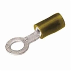 Burndy YAD1014 Uninsulated Ring Terminal, 10 AWG Copper Conductor