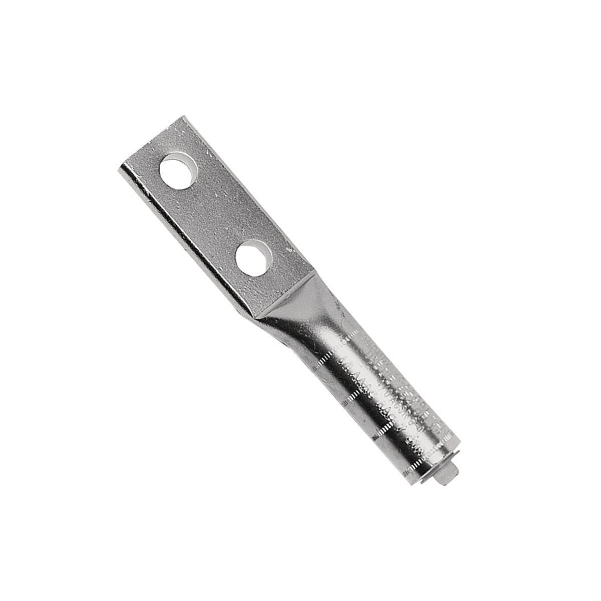 Burndy YCAK39A2G2 HYLUGTM YCAK39A2G2 YCAK-A 2-Hole Compression Terminal, 750 kcmil Stranded Aluminum Conductor, Die Code: 608/786, 1/2 in Stud
