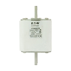 Bussmann 170M8636 Semi-Conductor High Speed Fuse, 700 A, 1 kV, 125 kA Interrupt, Class: AR, Square Body